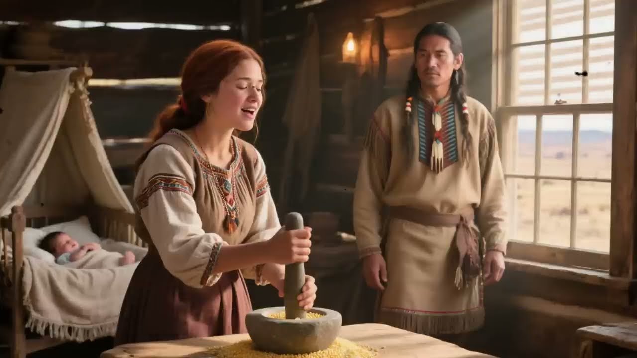 She Gave Birth Alone on a Rocky Trail, Until a Giant Apache Rode By and Took Her Home