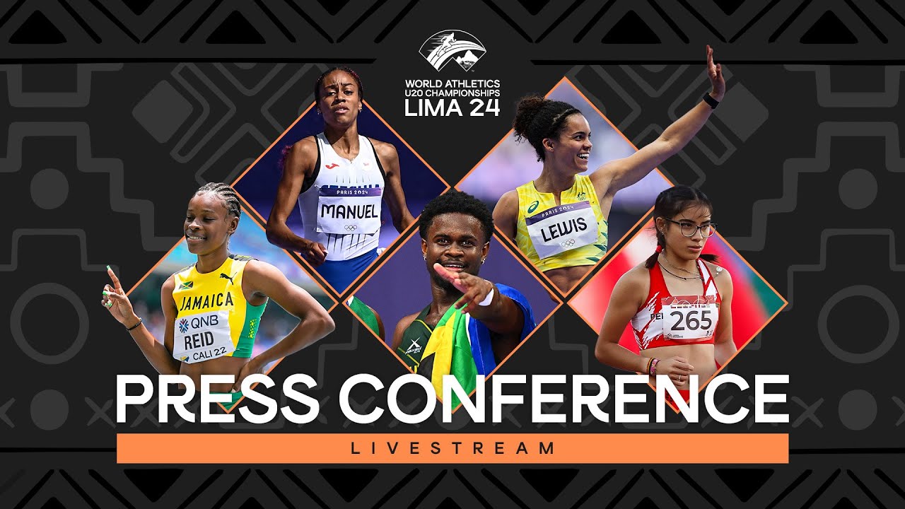 Livestream - World Athletics U20 Championships Lima 24 Press Conference
