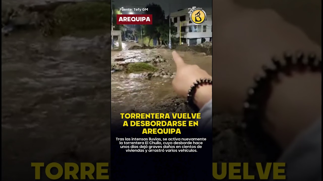 &iexcl;GENERA ALARMA! | Vecinos viven momentos de tensi&oacute;n por nuevo desborde de torrentera El Chullo