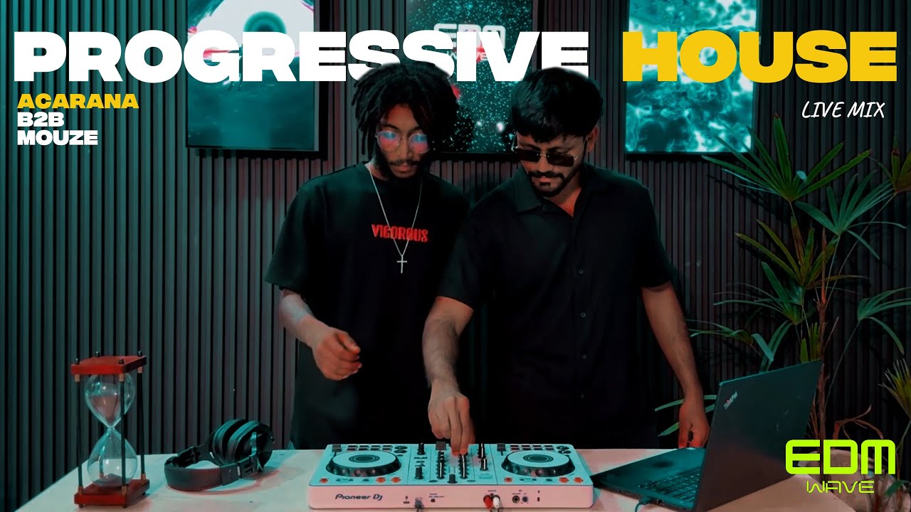 Progressive House live mix 2025 | Acarana B2B Mouze  #livedj  #acarana #psytrance #inthemomentlive