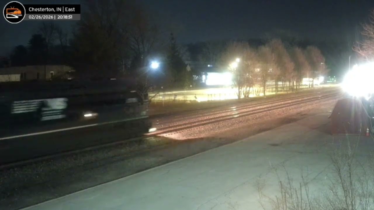 Trains of 2/26/2026: NS EB 3x0 Intermodal Train in Chesterton IN (Rail stream)