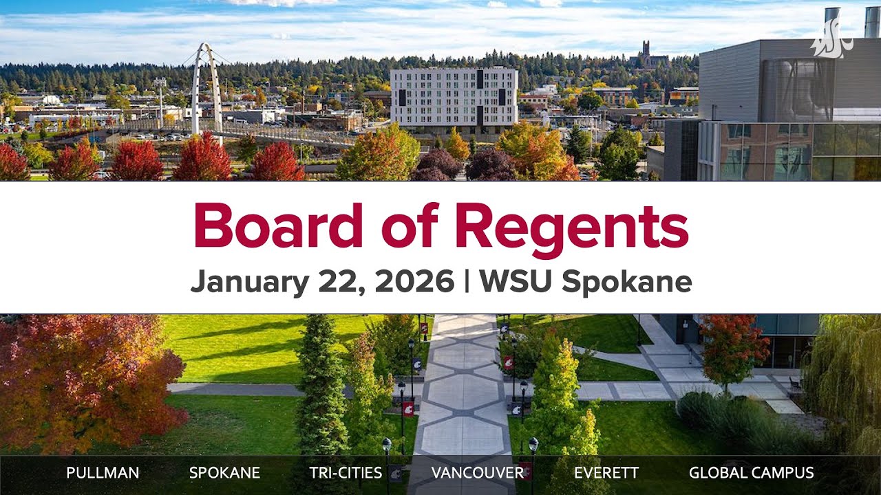 WSU Board of Regents | Committee Meetings | Spokane | 1.22.2026