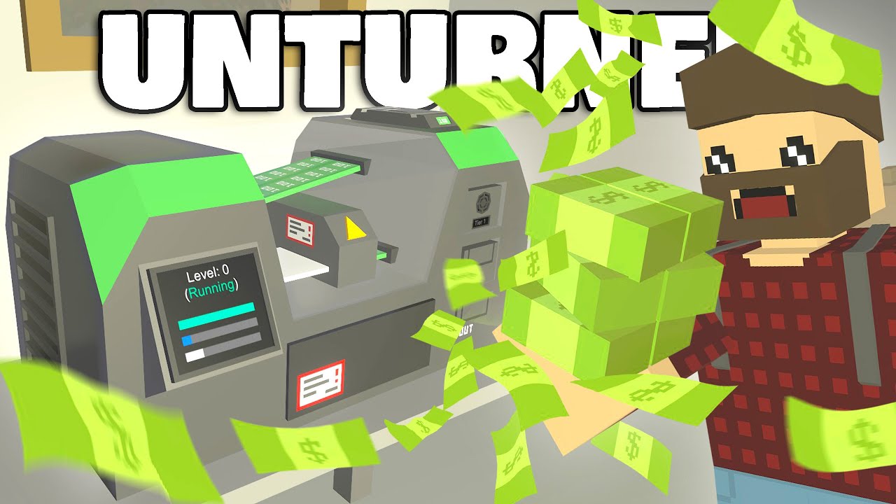 MONEY PRINTER HEIST! (Unturned Life RP #14)