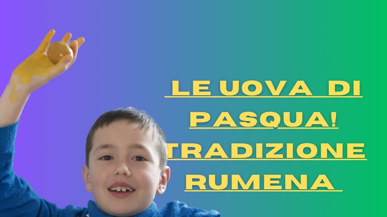 Facciamo le uova di pasqua come da tradizione rumena!