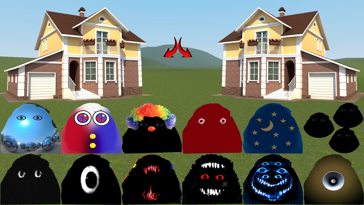 Angry Munci Nextbot Family Vs House In Garry's Mod