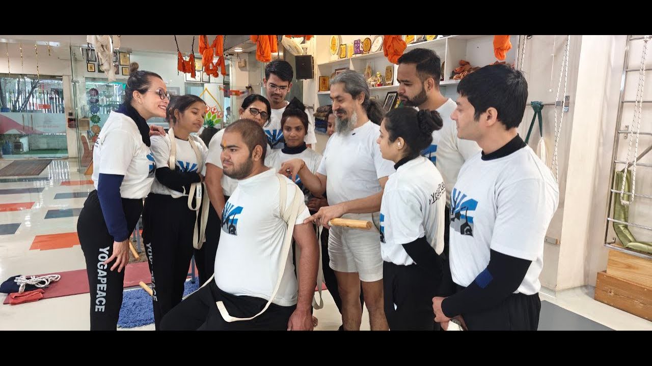 Frozen Shoulder Cure with Yoga Therapy | YogaPeace TTC by Dhakaram Ji 