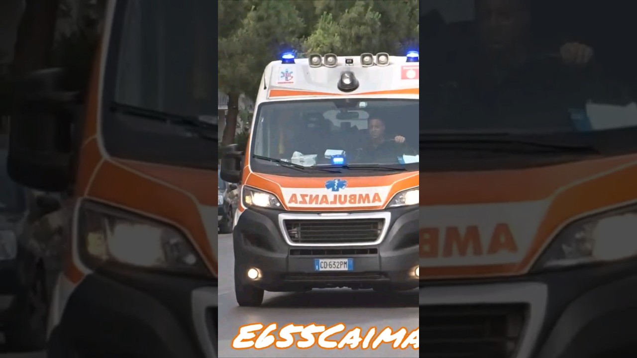 [Sirena Ambulanza] Nuova Ambulanza 118 Sicilia in Sirena! / Ambulance Responding with Lights & Siren