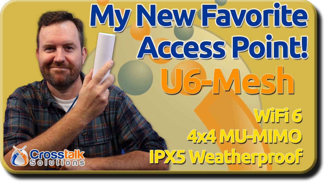 UniFi U6 Mesh Access Point - Setup and Testing!