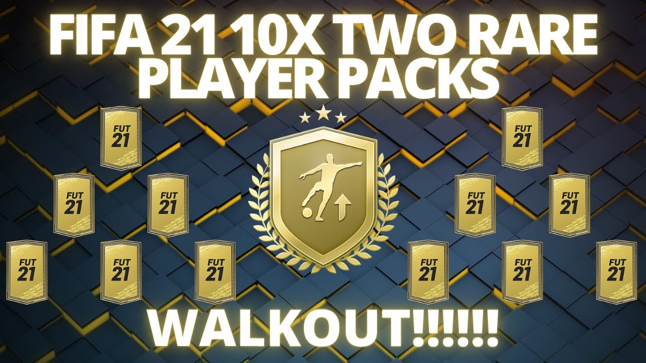 Fifa 21 10x Two Rare Gold Player Packs Walkout!!!!!!