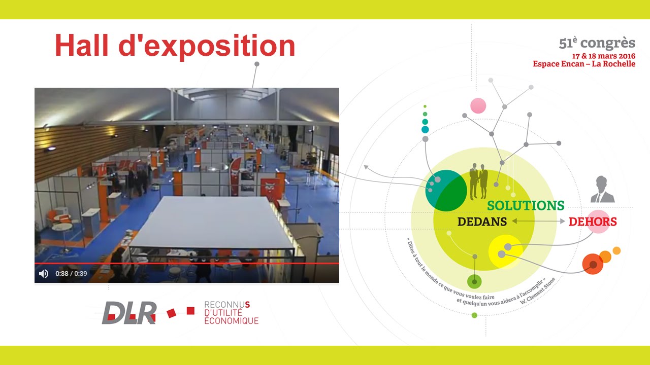 Montage hall d'exposition - Congrès DLR 2016 à La Rochelle