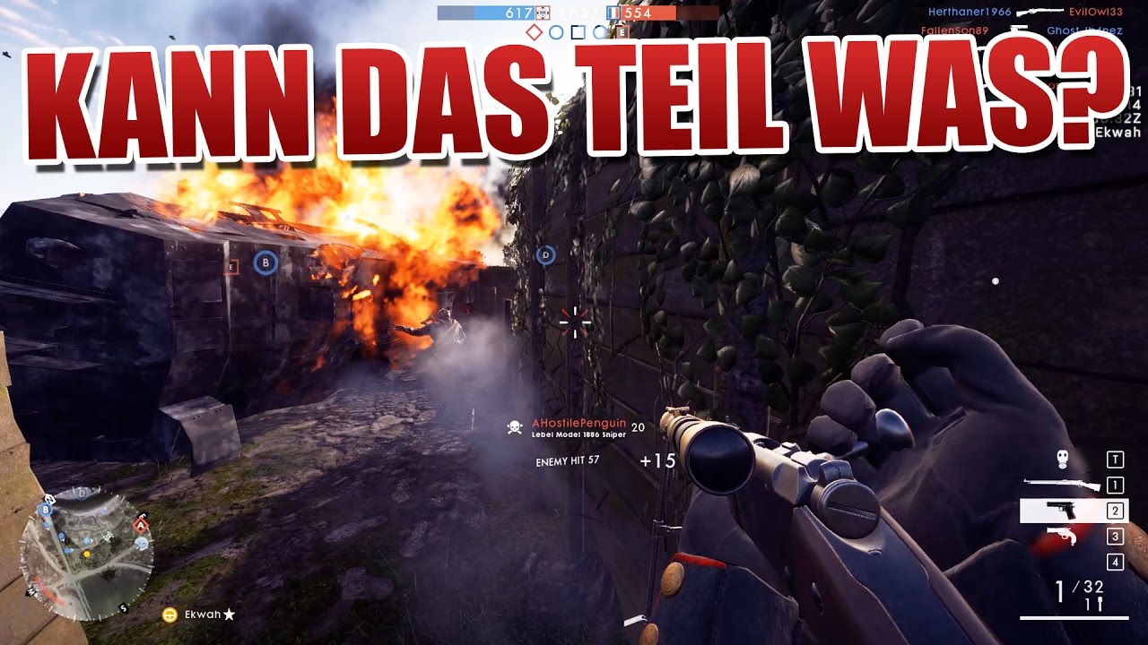 Neues Spitzen Snipergewehr... Battlefield 1 Lebel Model 1886
