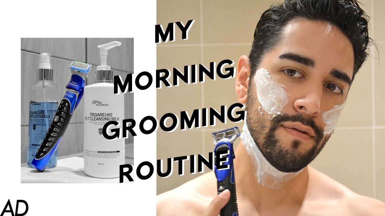 My Morning Grooming Routine- Beard Grooming & Shaping - Gillette ProGlide Styler #AD ✖ James Welsh