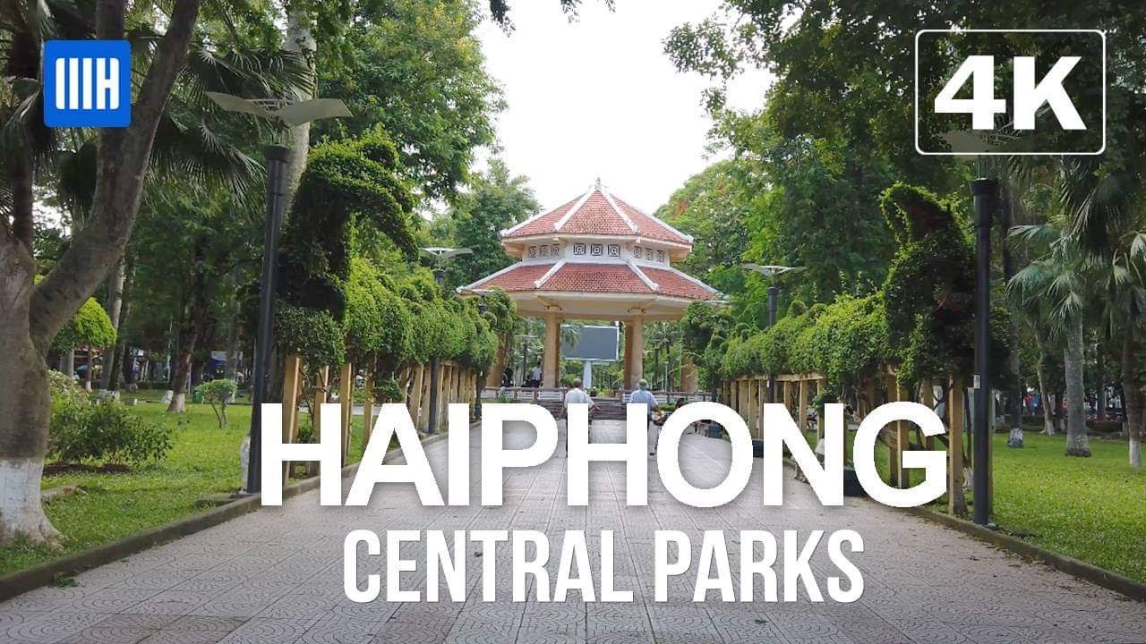 [4K] Haiphong, Vietnam | Walking in the Central Parks