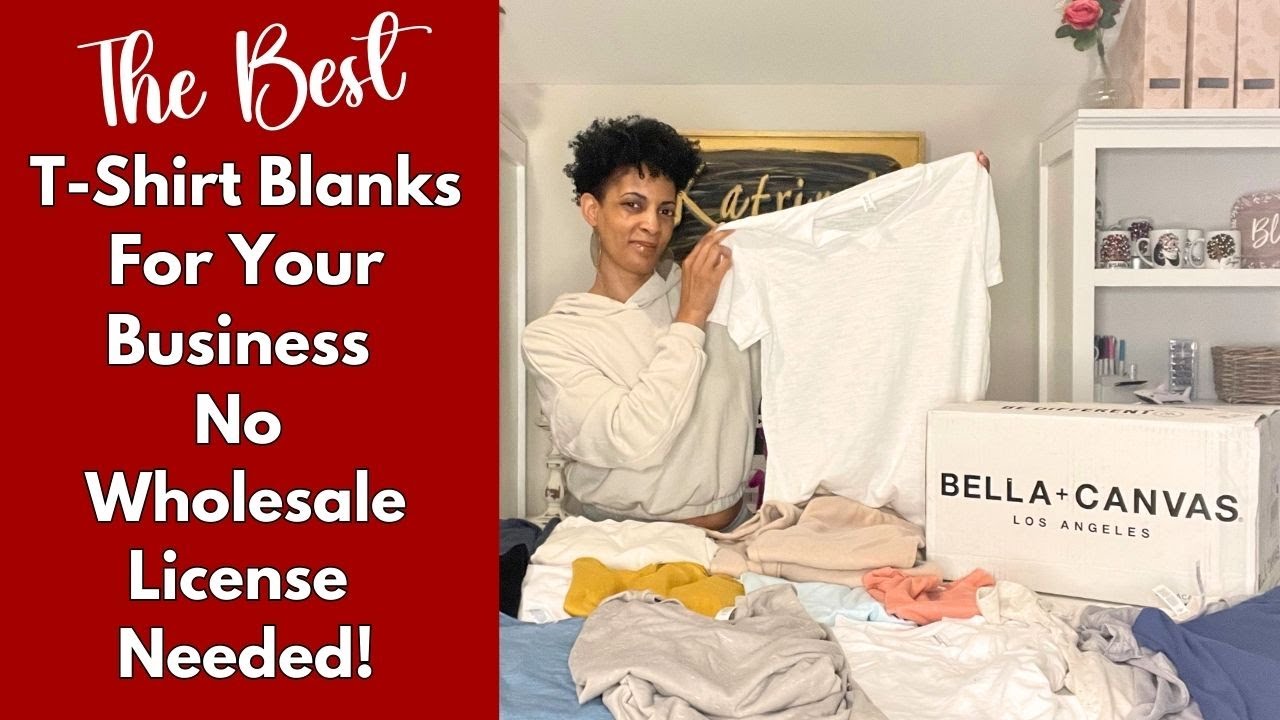 Bella Canvas The Best Blanks For Your Clothing Brand | No Wholesale License Needed!