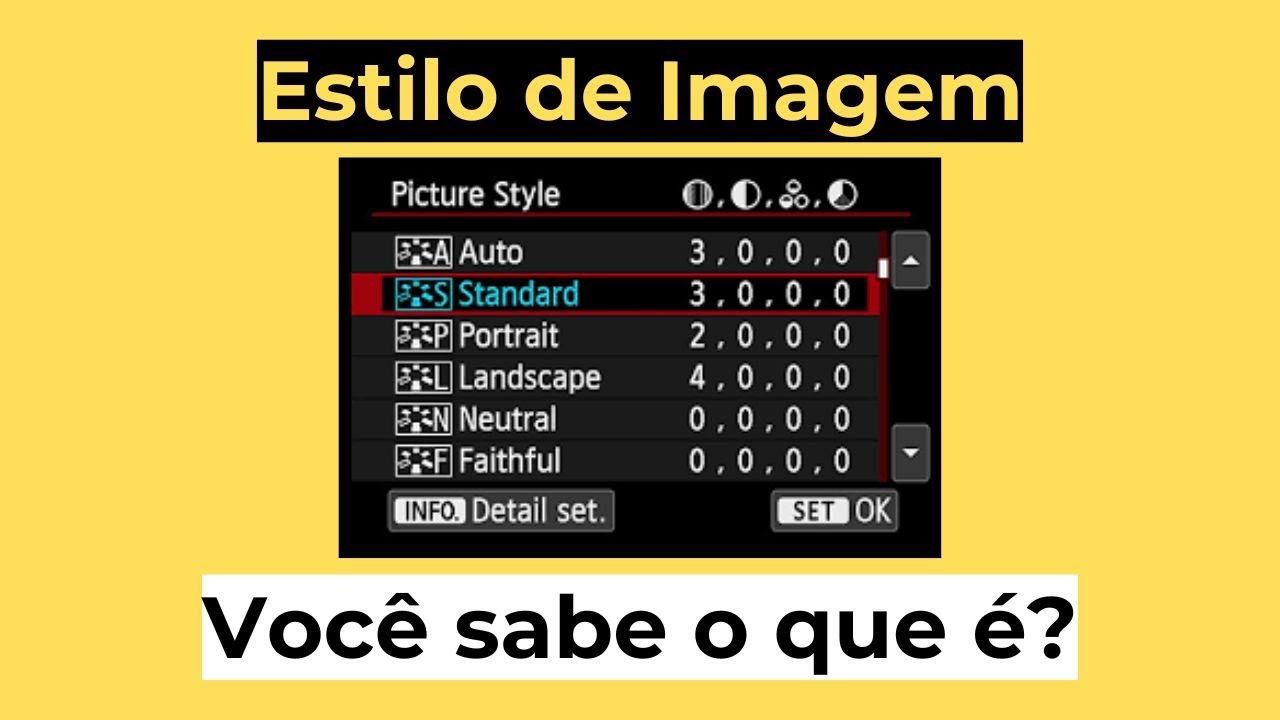 Você sabe o que é o Estilo de Imagem da sua câmera Canon?