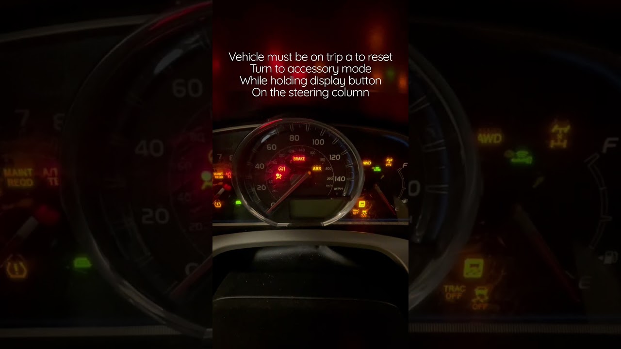 2013 Toyota Rav-4 Oil Maintenance Light Reset #howifixedit