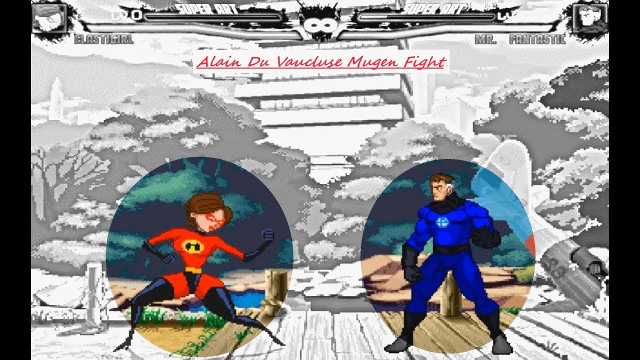 Mugen : Elastigirl (Pixar) Vs Mr Fantastic (Marvel) (Request)