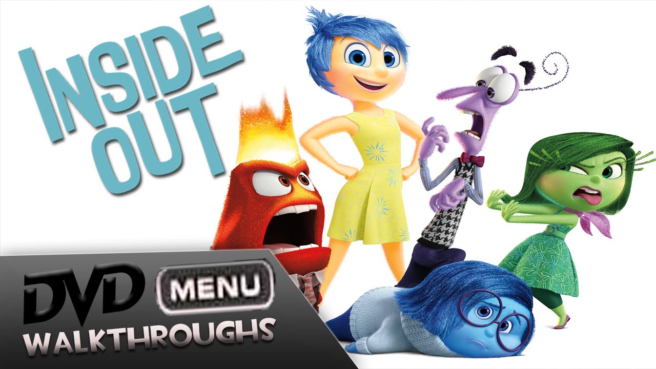 Inside Out (2015) DvD Menu Walkthrough