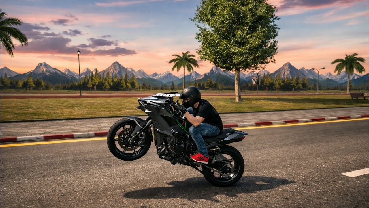 Extreme motorbikes || gameplay kawasaki h2r driving 😱