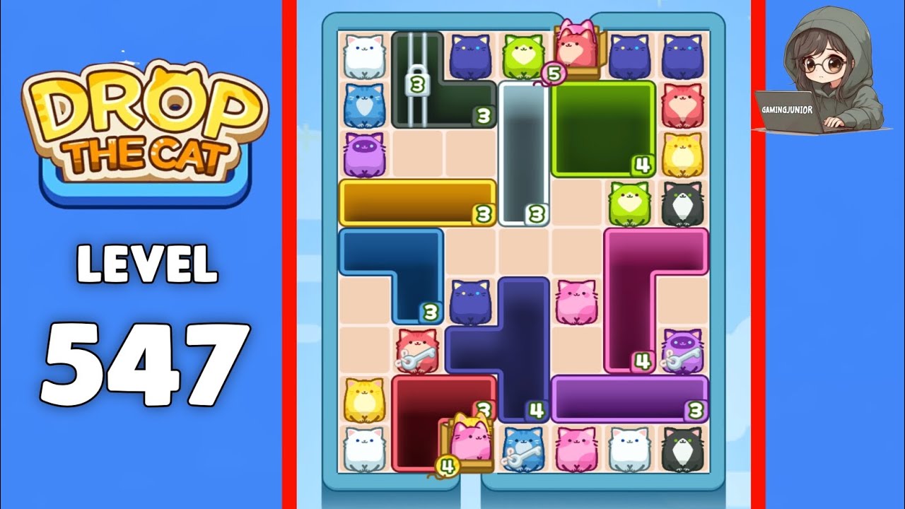 Drop The Cat level 547 solution