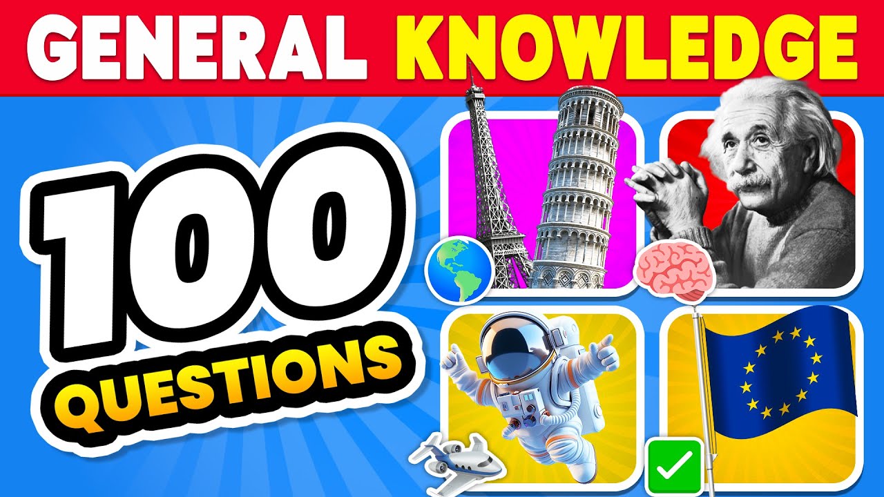 General Knowledge Trivia Quiz! 🎯 | 101 Questions EVERYONE Should Know!
