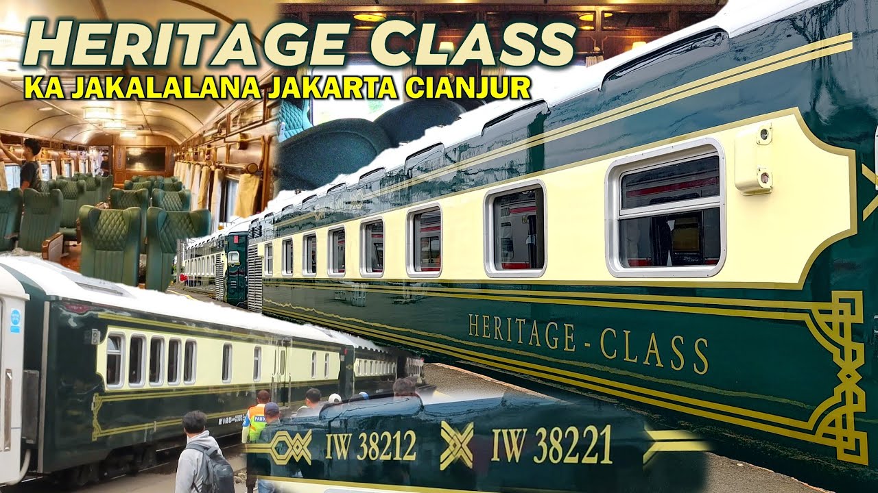 KERETA LUAR BIASA UJICOBA LINTAS KA JAKA LALANA HERITAGE CLASS DJOKO KENDIL JAKARTA BOGOR CIANJUR !!