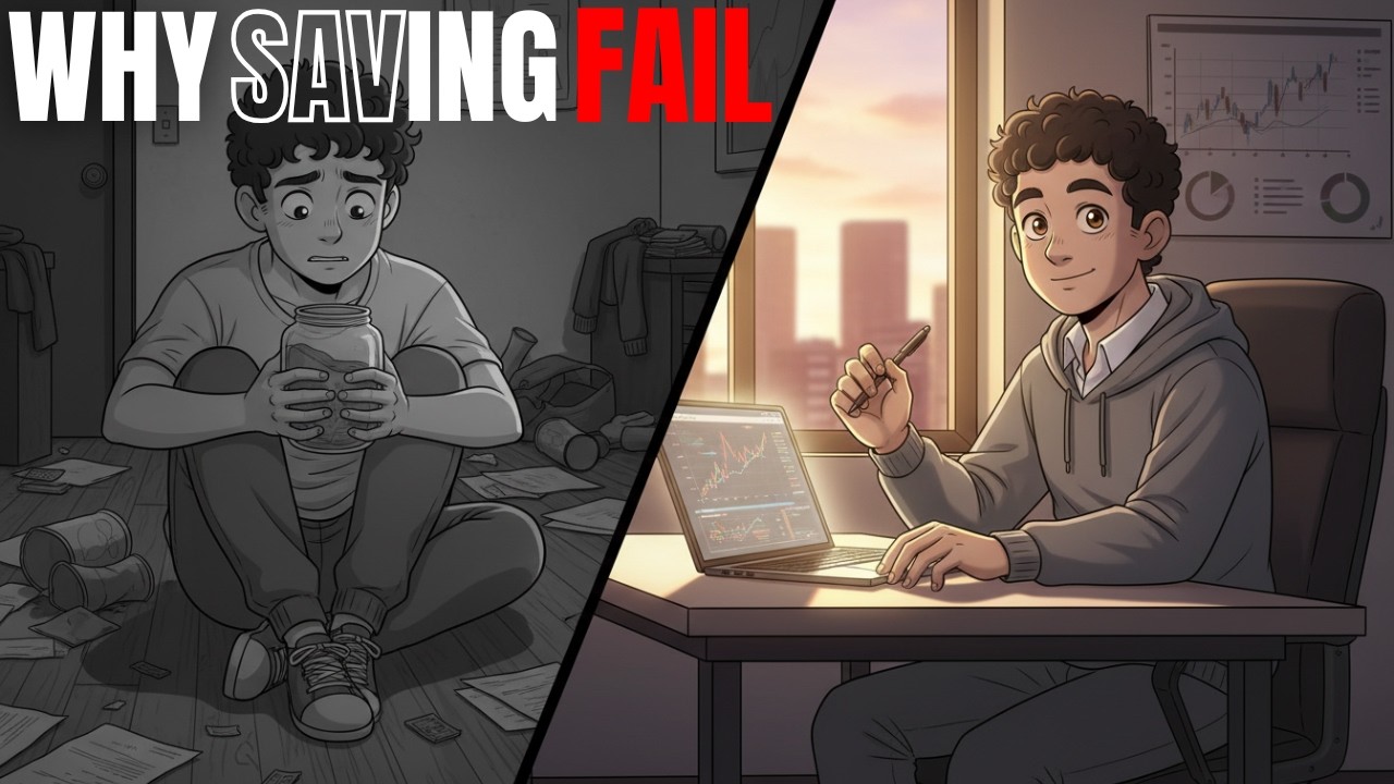 Saving vs Investing: Why Most People Stay Broke ⚠️