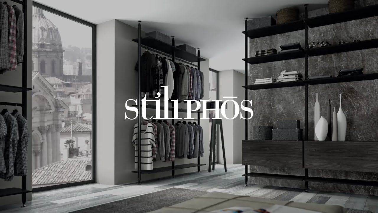 Stíli Phos: the new modular shelving system by Volpato Industrie