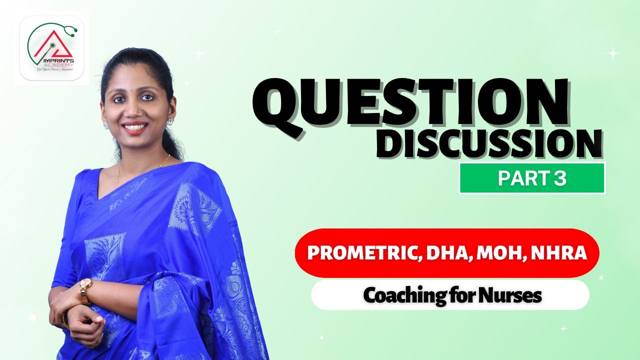 PROMETRIC, DHA, HAAD, MOH QUESTIONS DISCUSSION