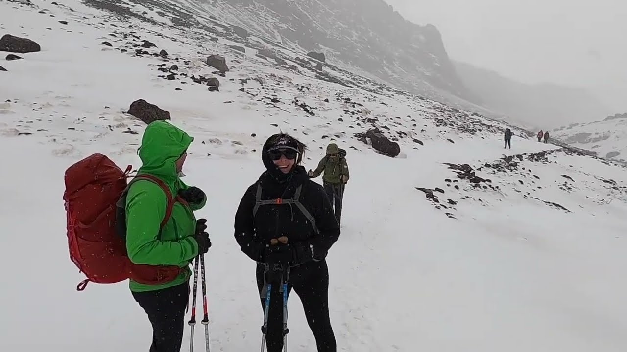 Hike from Imlil to Refuge de Toubkal  3,207m   HD 1080p