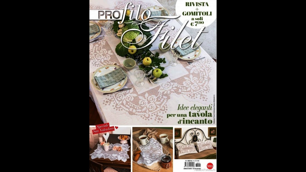 Profilo Filet №10 2025 Журнал с образцами на итальянском языке