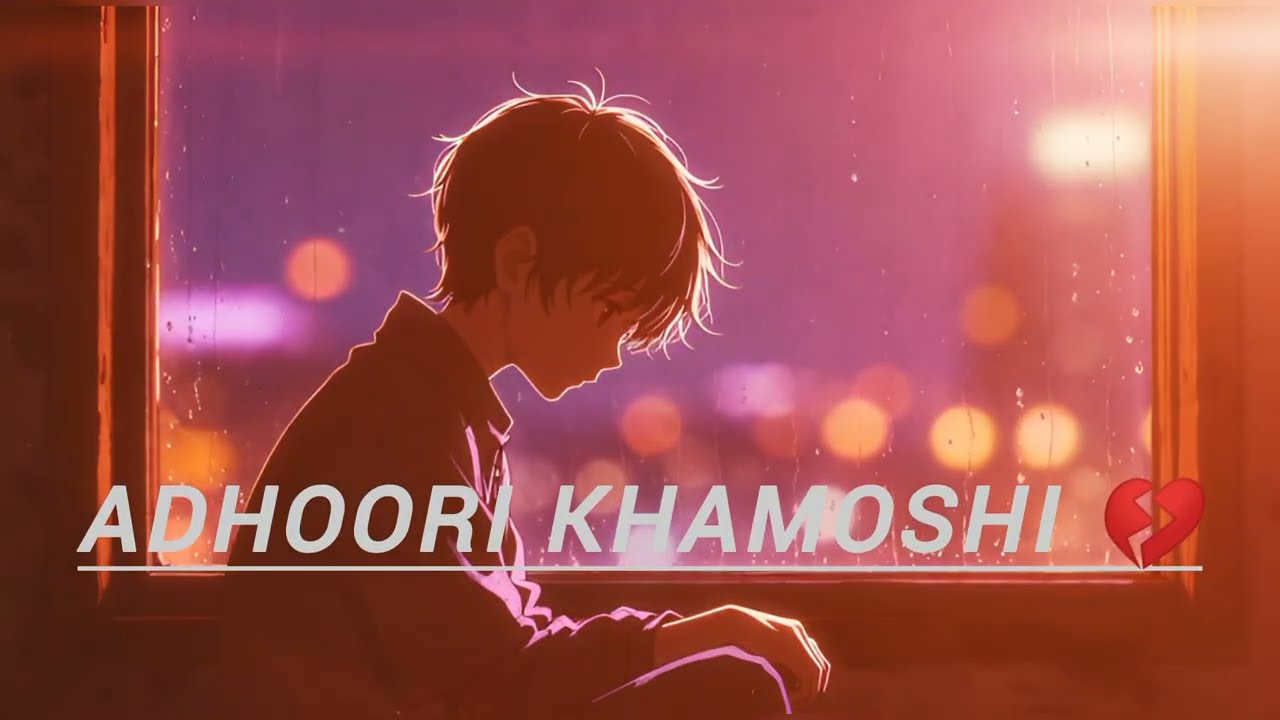 Adhoori Khamoshi 💔 | Sad Lofi Song | Heart Touching Chill Beats | Thind Lofi Vibe#SadLofi#LofiSong