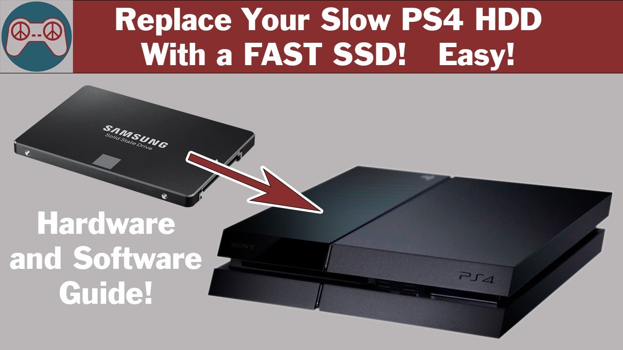 Замените жесткий диск PS4 Phat на SSD — простая установка