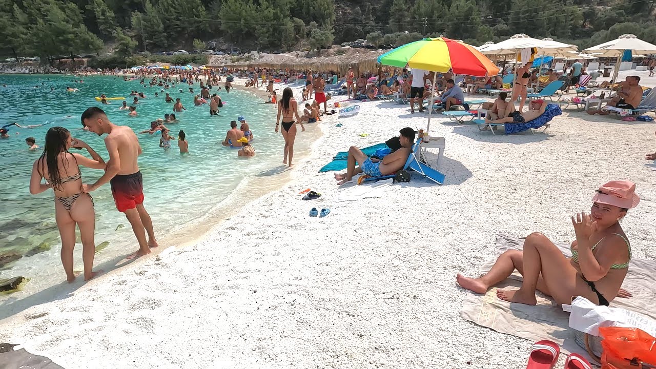 🇬🇷 Fantastic Day at Thassos Beach 🏖 beach walk