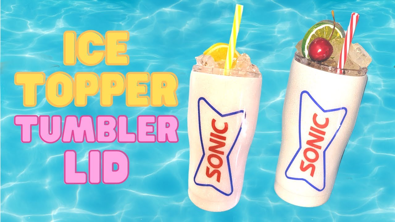 How To Make an Ice Topper Tumbler Lid Tutorial