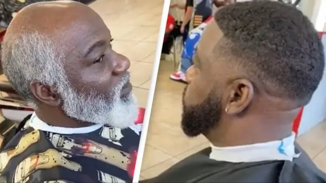 Barber Transforms Man From Looking 77 To 27 In Incredible Video!