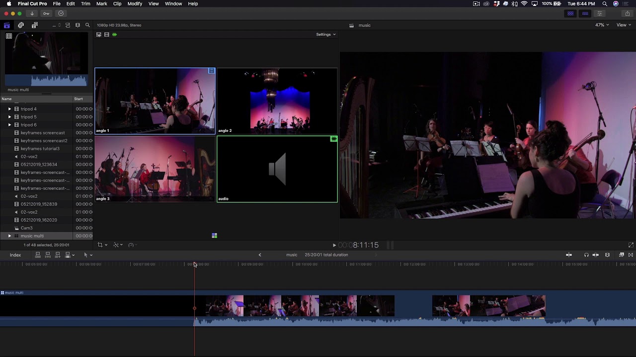 Final Cut Pro X Tutorial – Multicam Editing