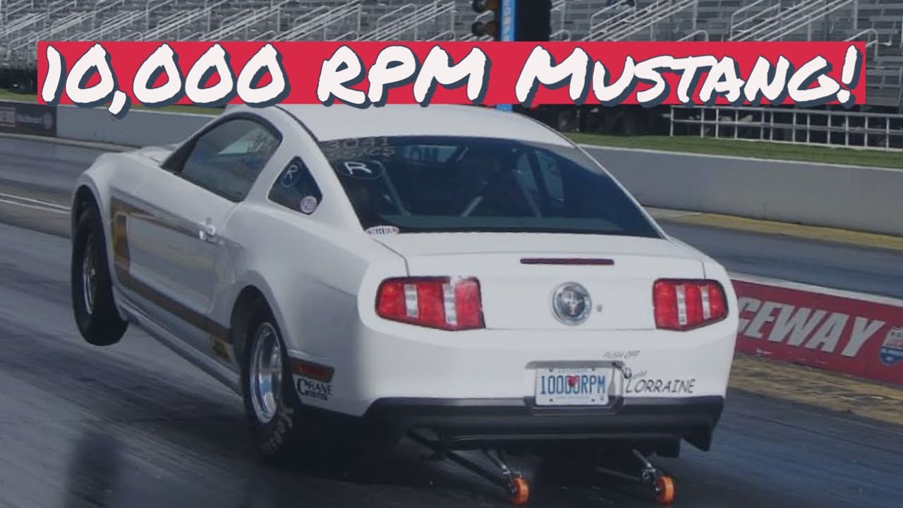 Venice Perno Small Cubic Inch HIGH RPM Modified Production Ford Mustang Runs Low 9s NHRA Super Stock