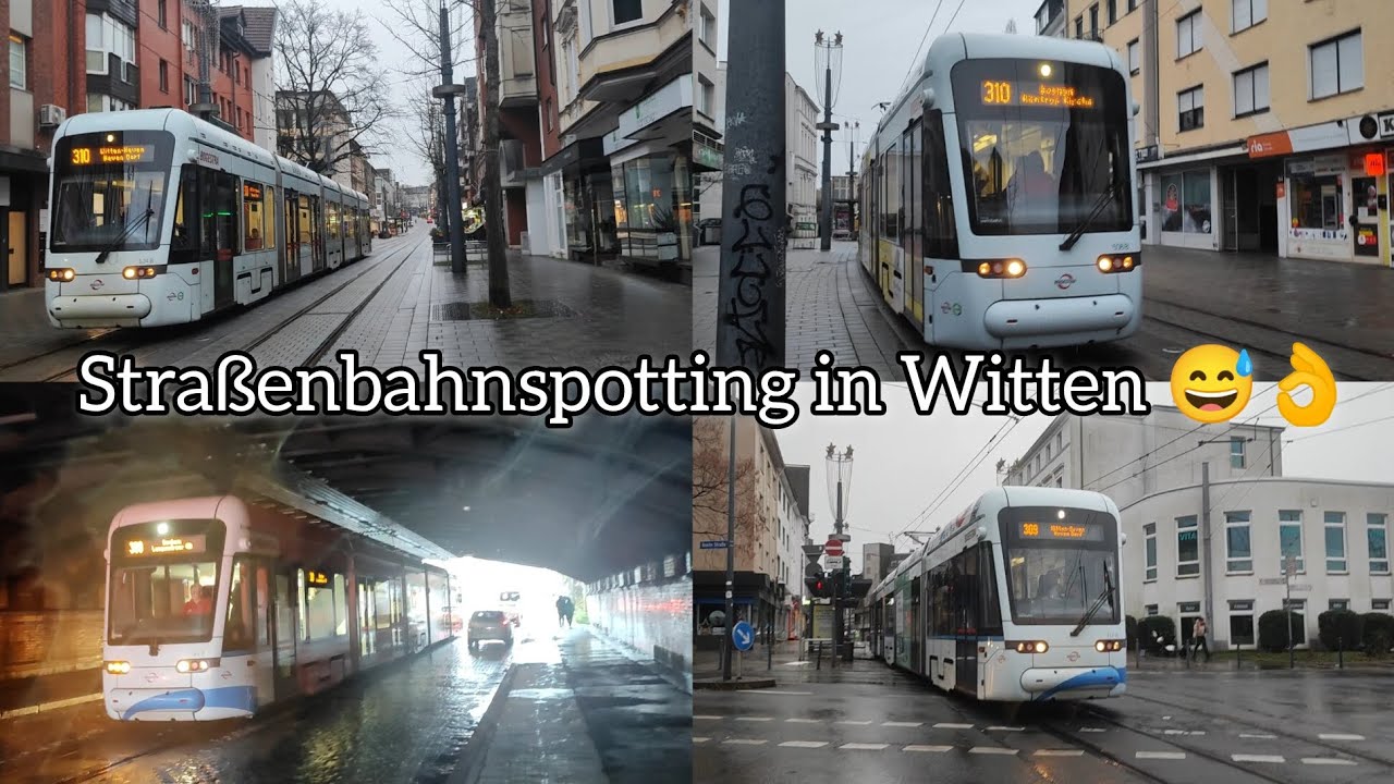 Straßenbahnspotting in Witten 👌