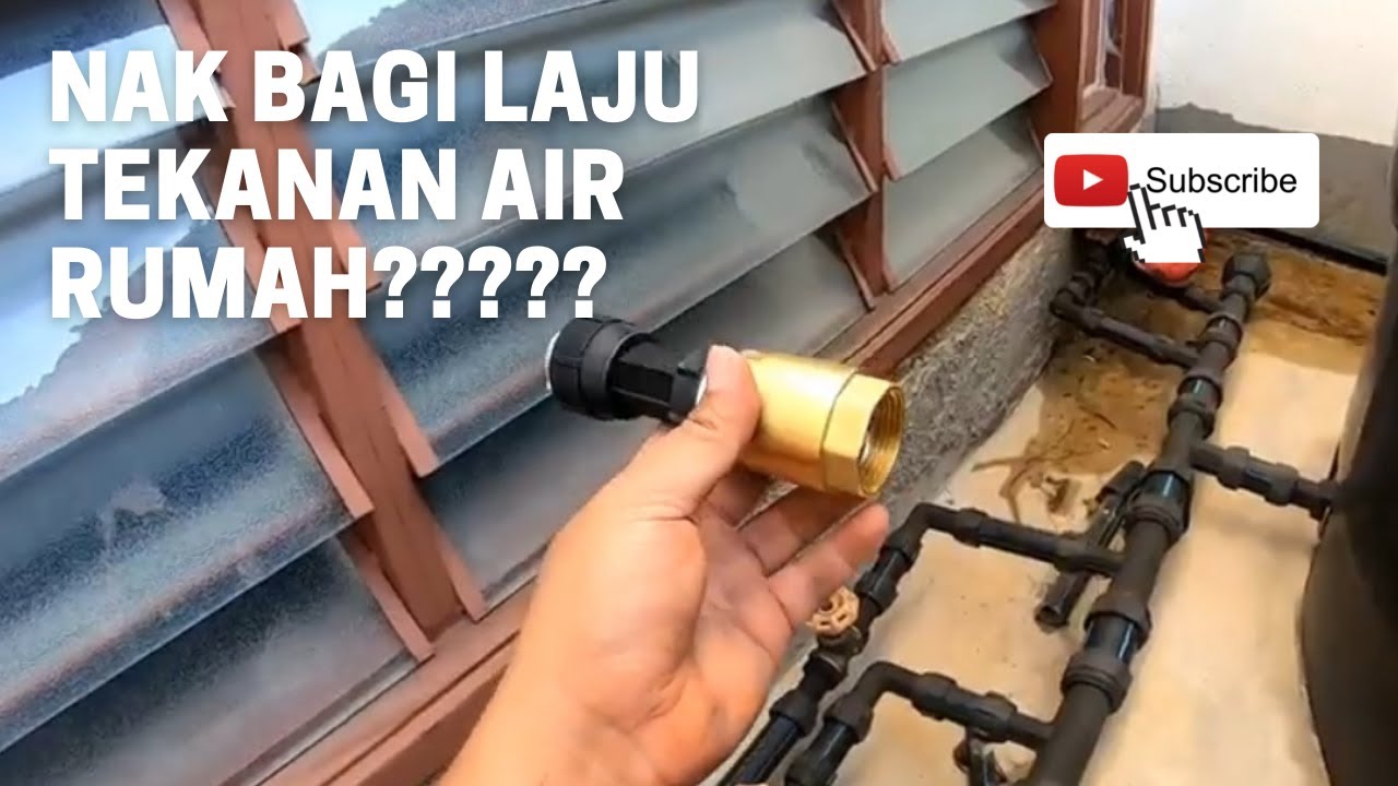 TIPS UNTUK LAJUKAN AIR RUMAH
