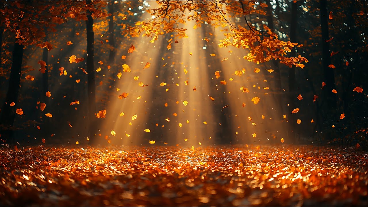 Autumn Reflections: No. 12 Falling Leaves/Abraham Mulder