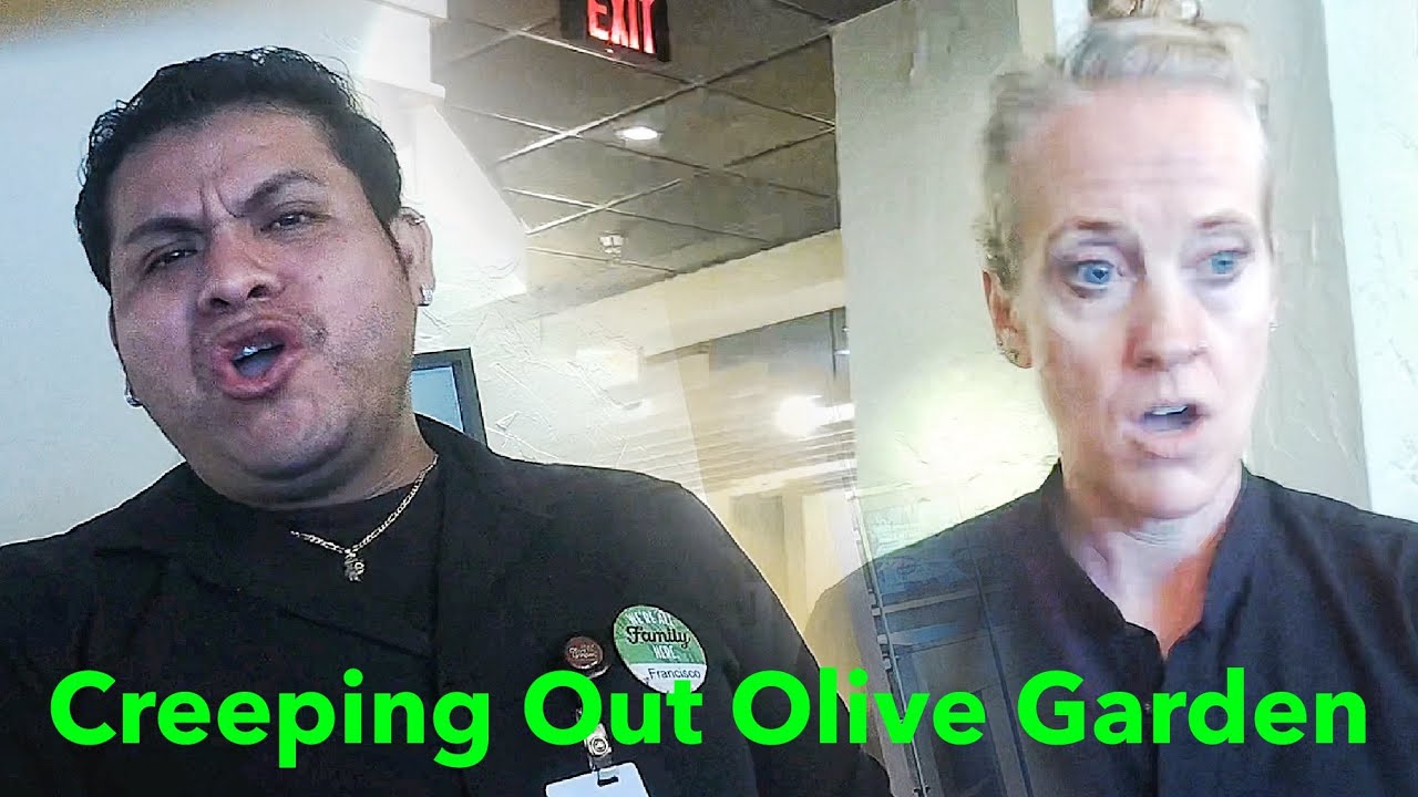 Creeping People Out at Olive Garden!