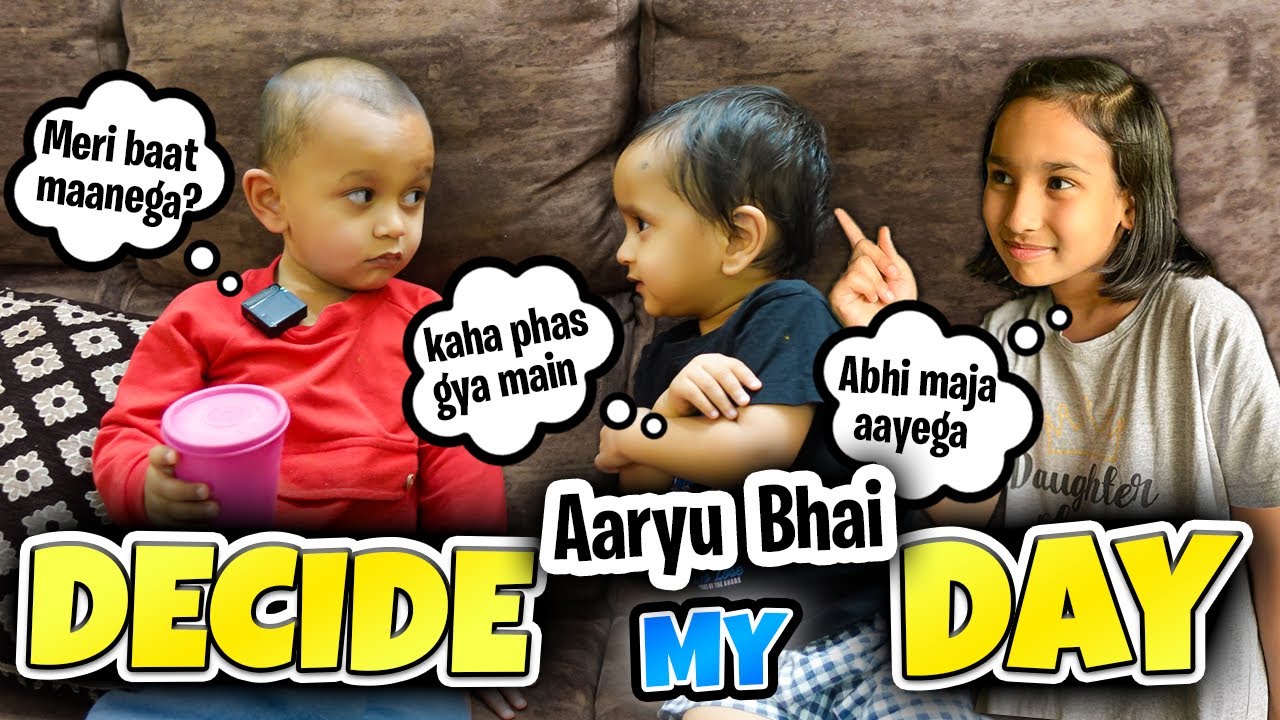 Aaryu Bhaiya Decided My Day / 24 Hour Challenge / #Aadyansh #learnwithpari