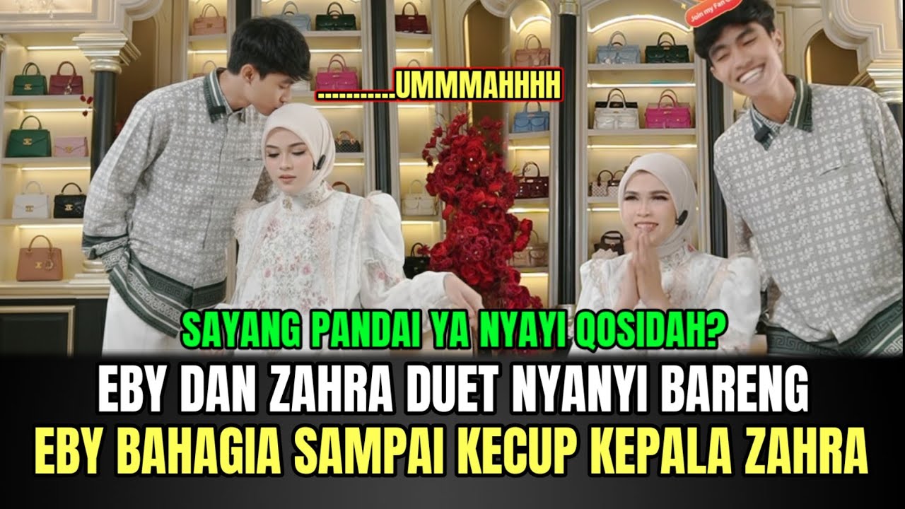 FULL Eby dan Zahra Duet Nyayi Bareng, Eby Bahagia Sampai Kecup Kepala Zahra!