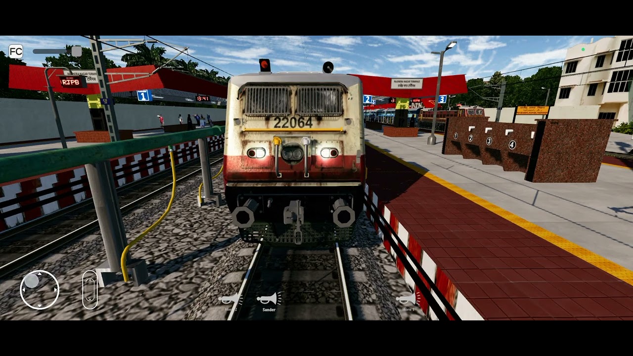 MY FIRST VIDEO OF MY TRAIN JOURNEY RAILWAY SIMULATOR INDIA ♥️♥️