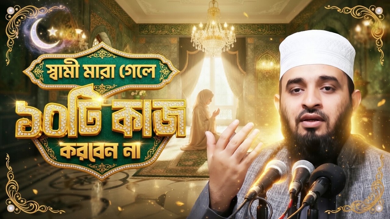 স্বামী মারা গেলে ১০ টা কাজ ভুলেও করবেন না করলে স্ত্রী ও মারা যাবেন? Mizanur Rahman Azhari