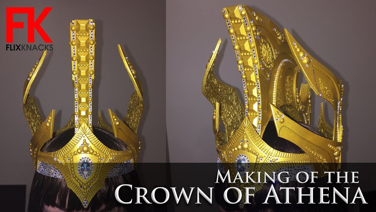 DIY Crown - Crown of Athena Goddess of War (my own design)