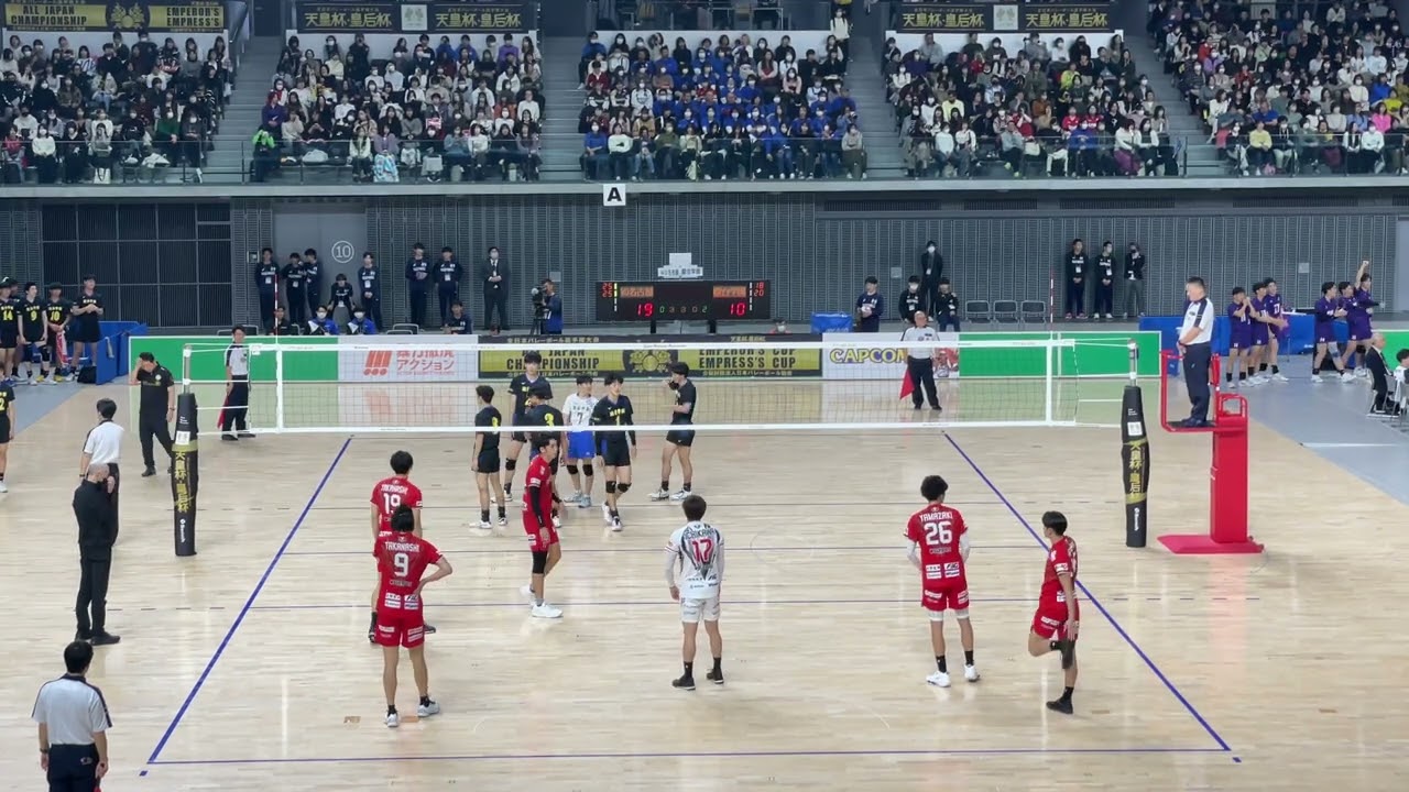 駿台学園 vs ウルフドッグス名古屋　3set 天皇杯2023