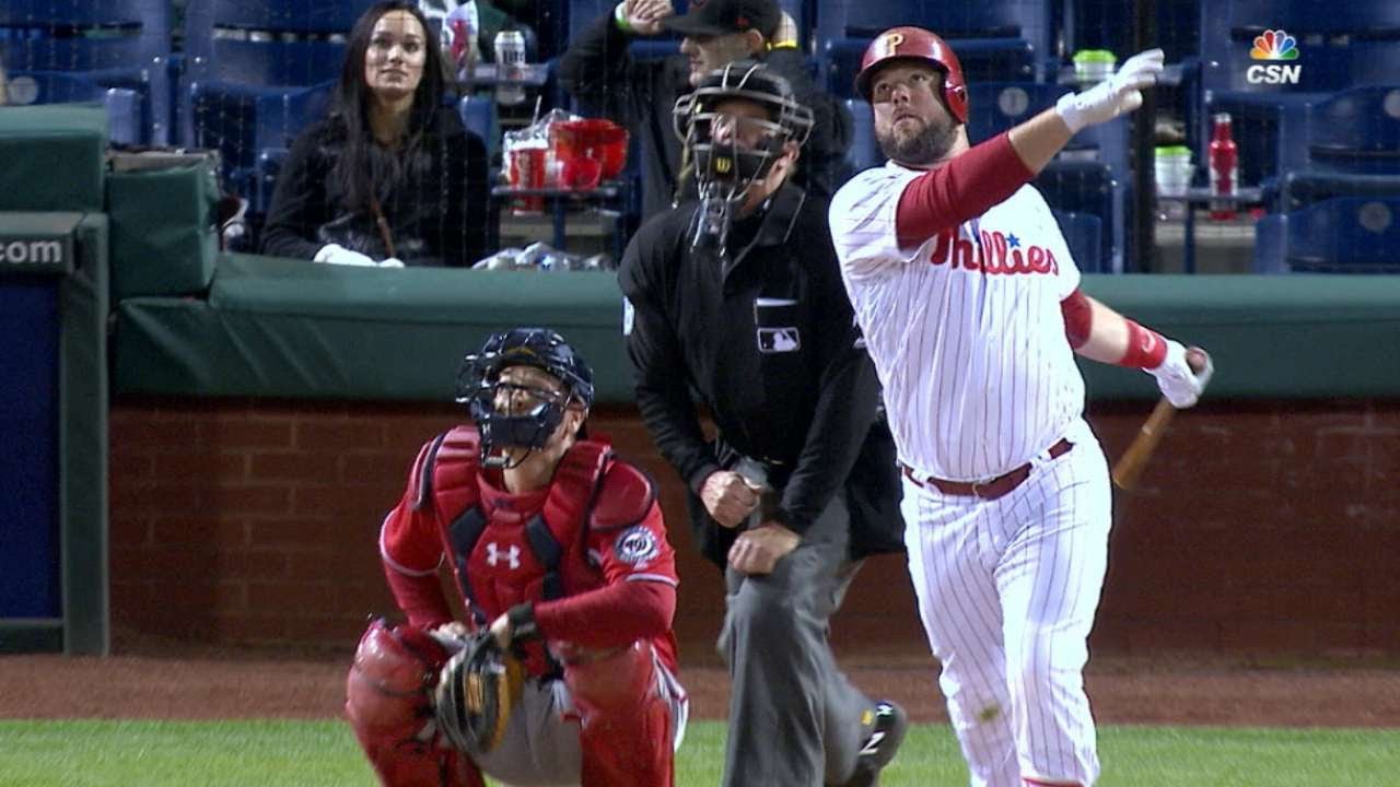 The Phillies score 17 runs on the Nationals: 4/8/17
