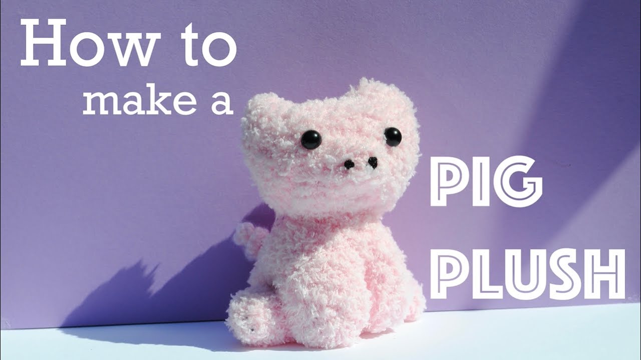 Fuzzy Sock Pig Plushie DIY Tutorial